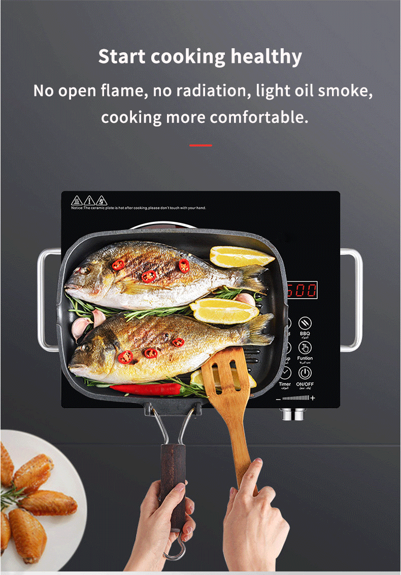 Multifunction induction cooker design