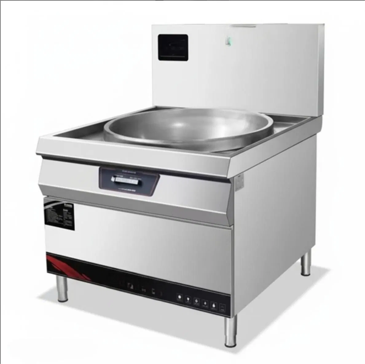 Commercial Induction Wok Cooker Energy Saving Cooking Equipment for Restaurant Kitchen