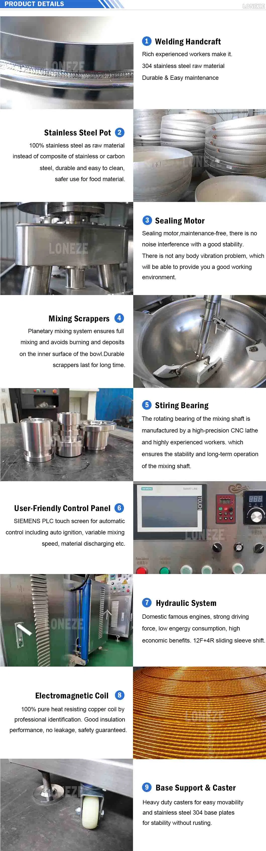 Planetary Cooking Mixer Detailed Features Display