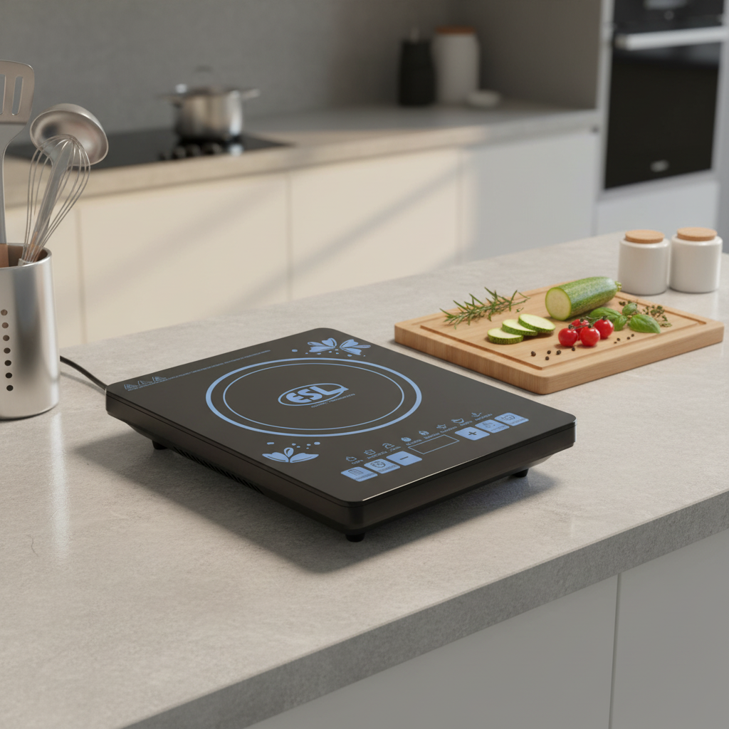 2000W Press Control Best Home Appliance Slim Induction Electric Cooker Classix/OEM ES-8806L