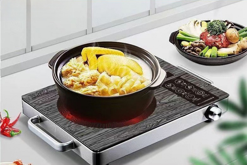 High-Power Smart Electric Ceramic Induction Cooker 100W~3500W Touch Screen Waterproof for Home Use and Tea Brewing