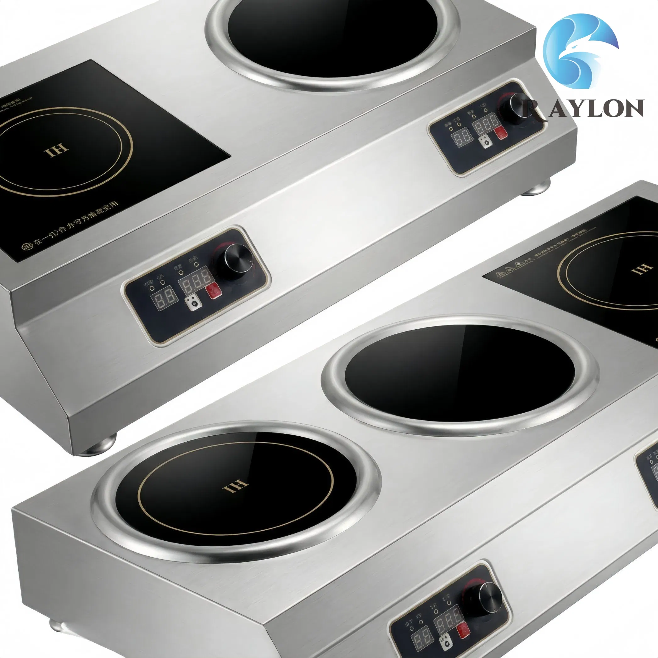 Induction Cooktop Dual Zone High Efficiency for Restaurant Cooking