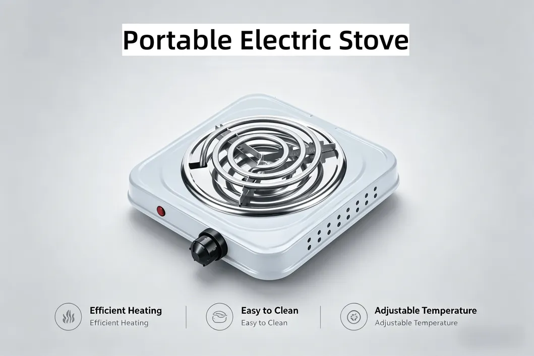 Portable Electric Single Burner Cooktop details