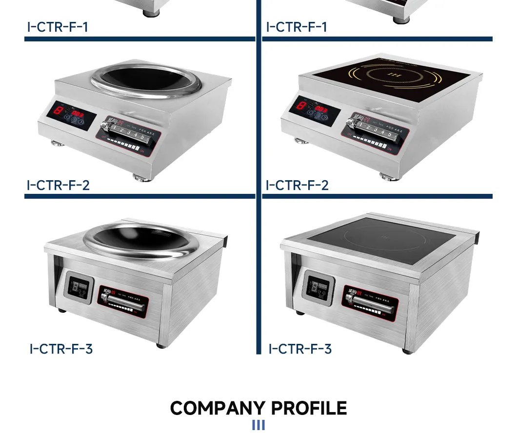 Energy-Efficient 5kw Commercial Induction Cooktop for Professional Culinary Applications