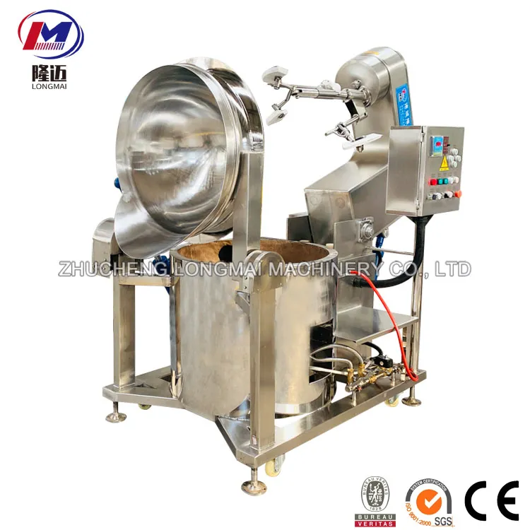 Automatic Commercial Sugar Caramel Food Industrial Gas Electric Induction Planetary Cooking Mixer Machine for Food