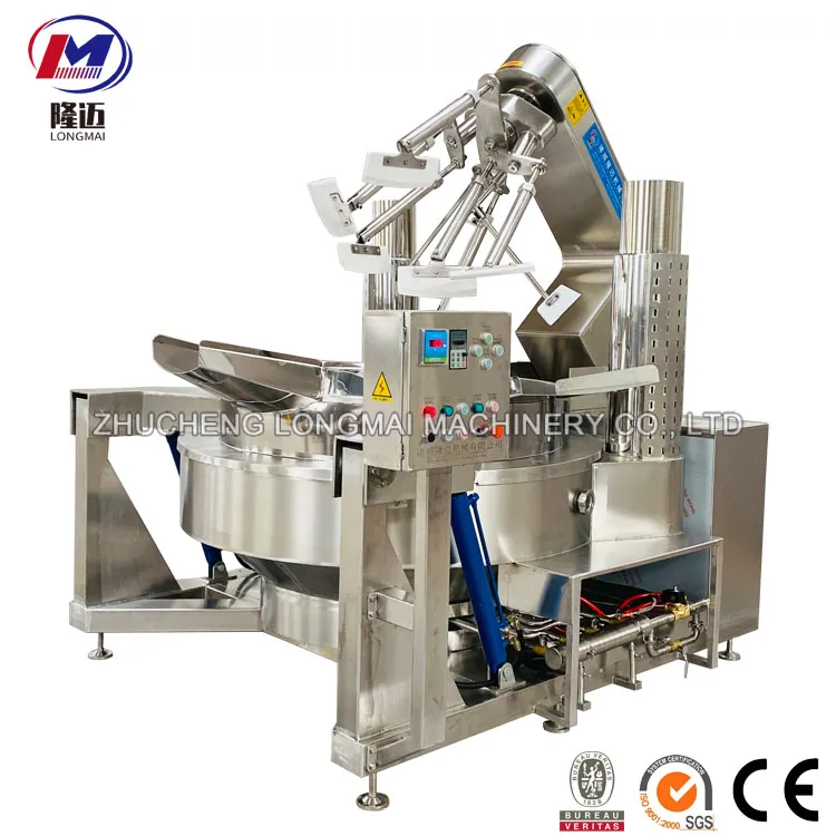 Automatic Commercial Sugar Caramel Food Industrial Gas Electric Induction Planetary Cooking Mixer Machine for Food