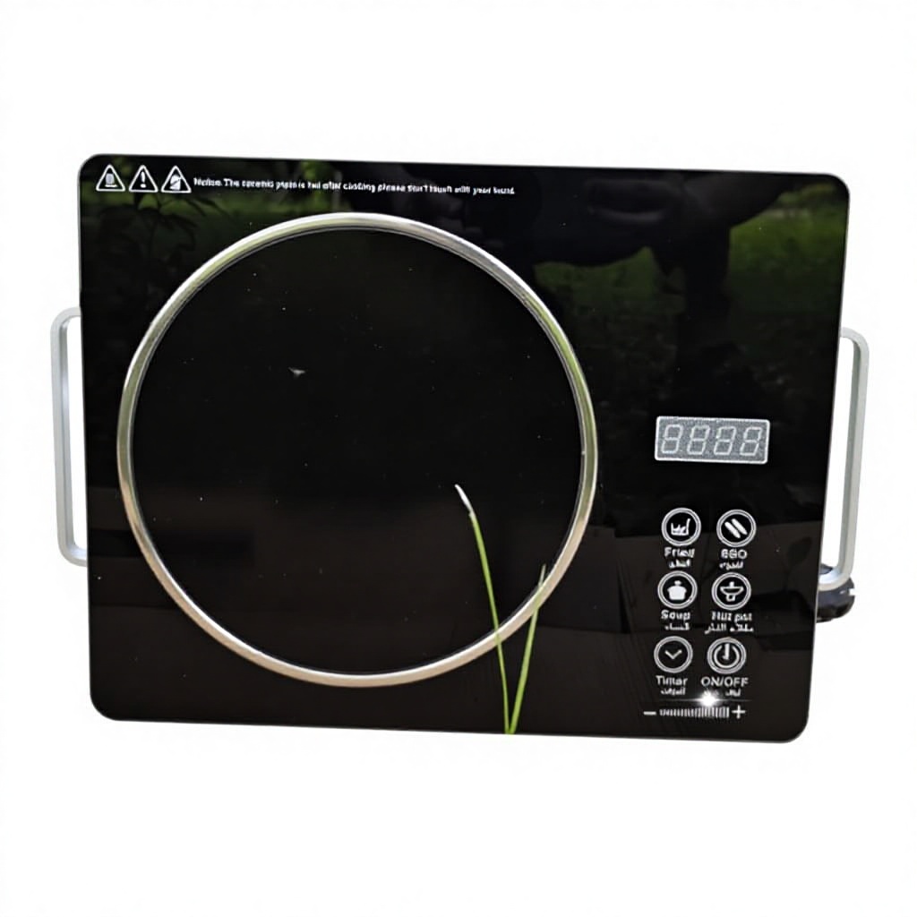 Cross Border European Style Household 3500W Energy-Saving Stainless Steel Multifunctional Stir Frying Induction Cooker Black
