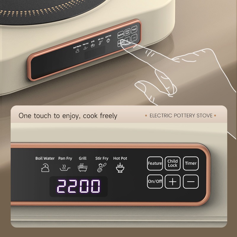 Induction Cooker Induction Cooker Household Small Electric Tea Stove Surrounding Stove Tea Cooking Electric Ceramic Stove