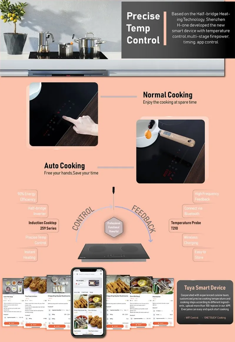 Hybrid Induction Cooktop Feature 1