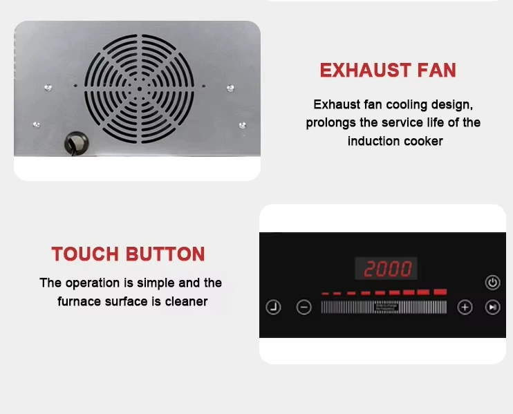 Invisible Induction Cooker 6 Burners High Quality Induction Cooktop