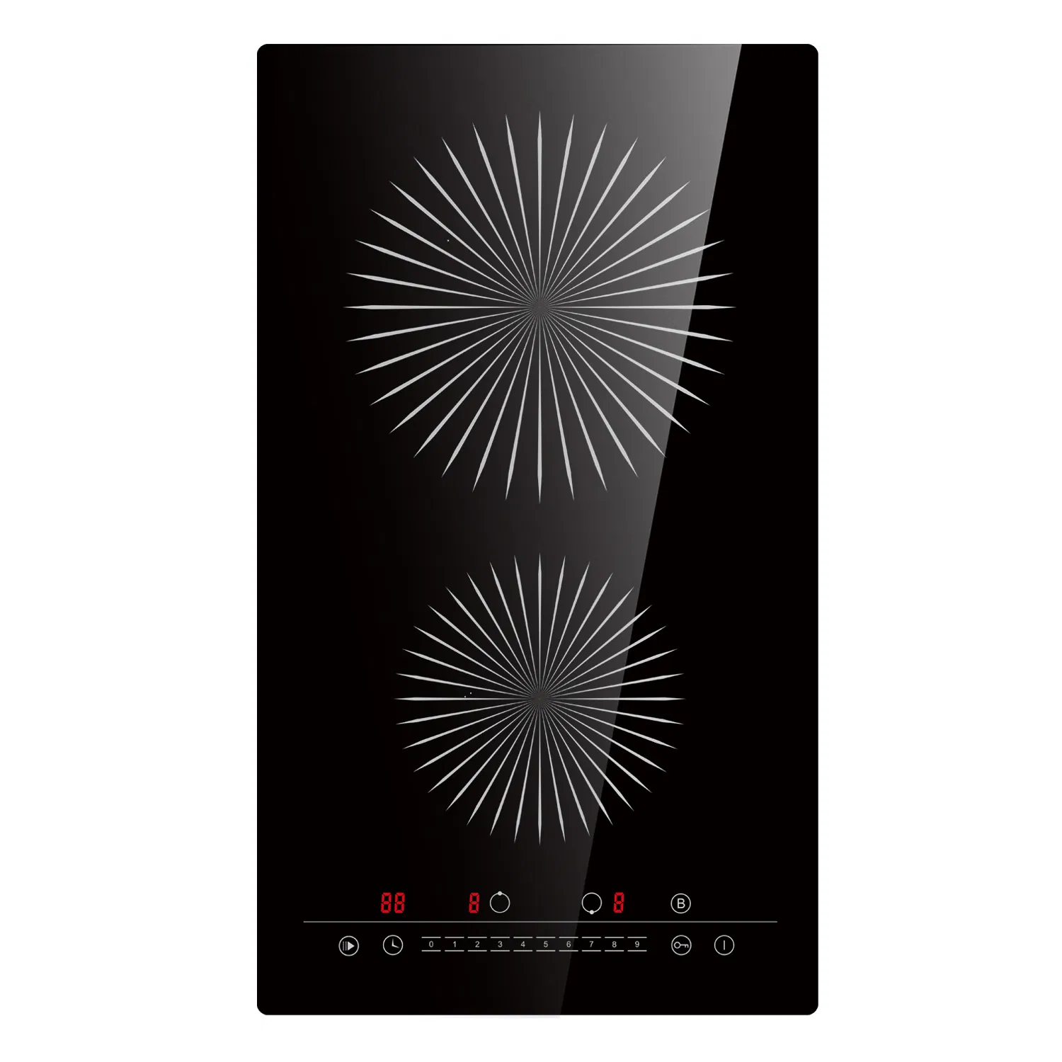 Energy-Efficient Domino Induction Cooktop with Multiple Power Levels