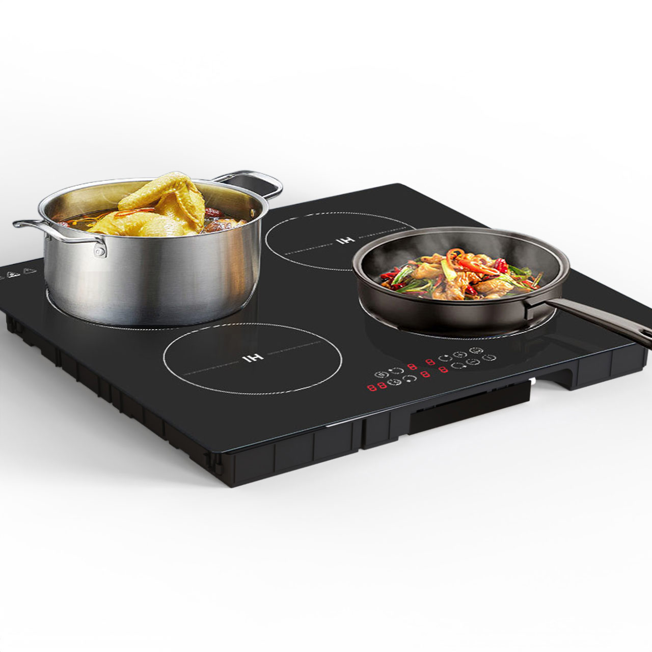 High Quality 7200W Built-In 4 Burners Electric Induction Cooktop for Household Use