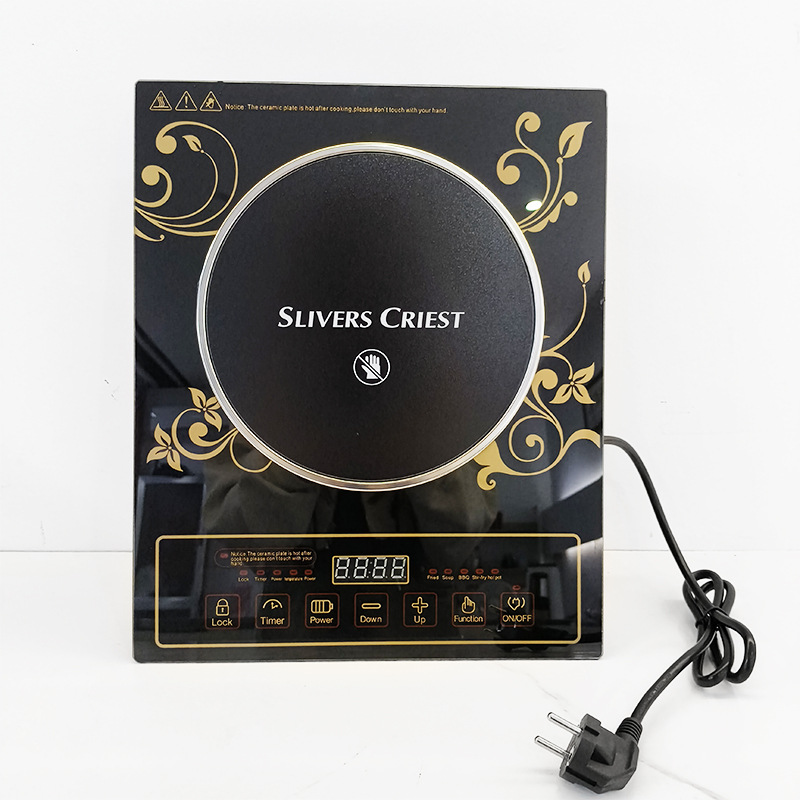 Touch Control Induction Cooker with Timer Electric Stove Infrared Cooker Electric Ceramic Hob Countertop Induction Cooker