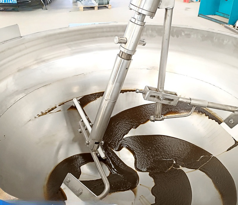 Industrial Induction Pot Food Cooking Mixer Sugar Coated Almonds Cook Mixer Machine