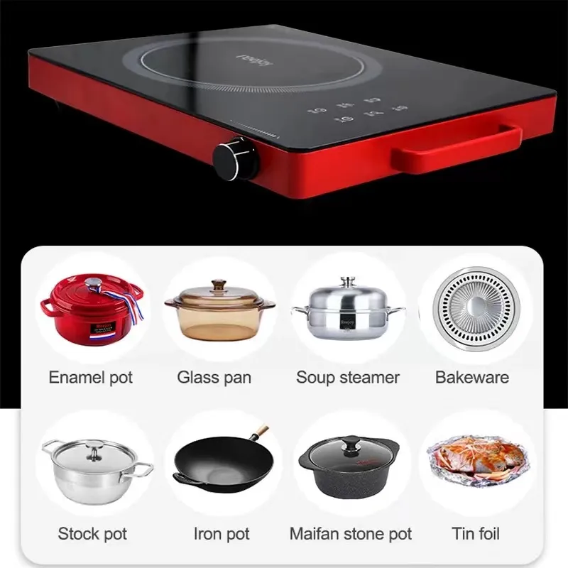Original High-Power Induction Cooker Household Energy-Saving Stir-Fry Hot Pot Commercial Battery Stove