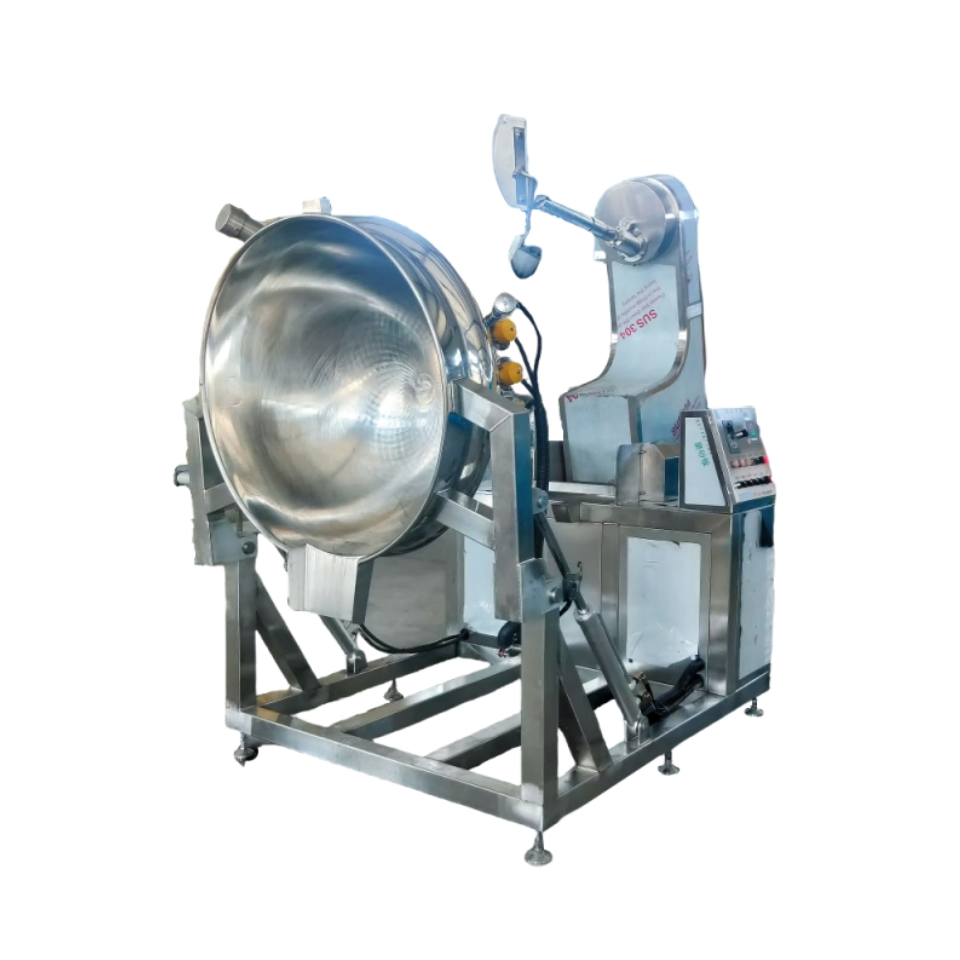 Industrial 100-800L Electric Induction Heating Planetary Jacketed Kettle Sauce Strirring Cooking Machine