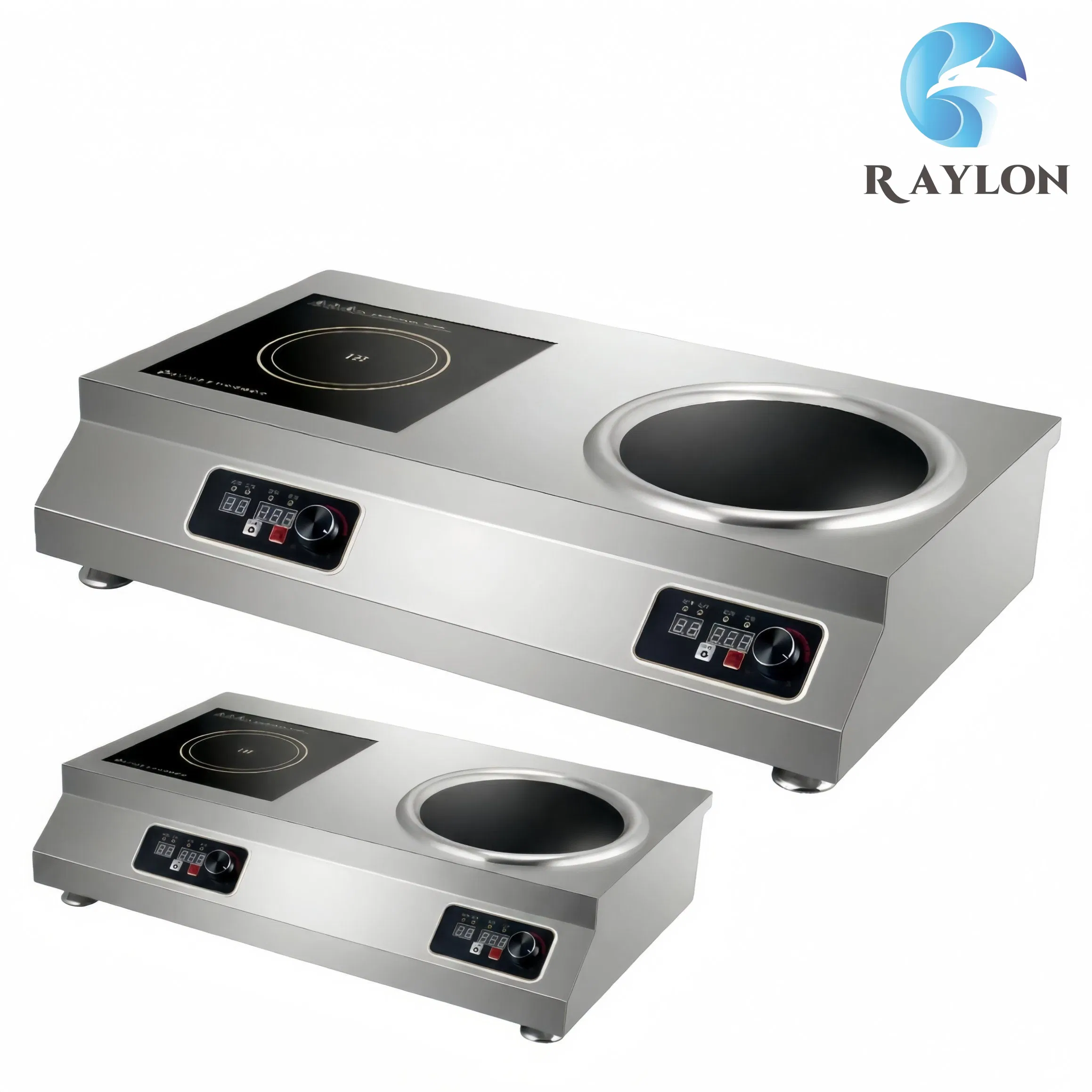 Induction Cooktop Double Zone Heating System for Restaurant Kitchen