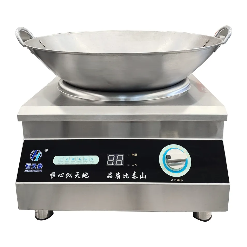 Commercial 5kw Concave Induction Cooker Detail
