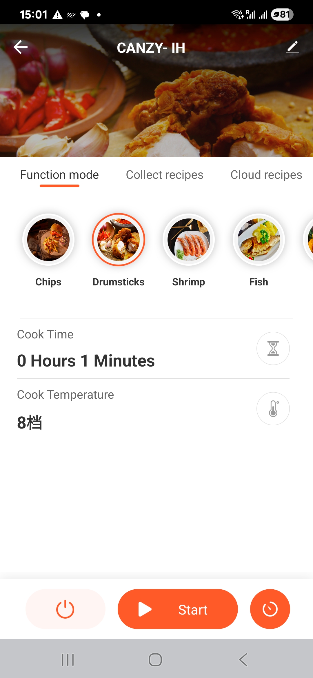 Mobile Wi-Fi APP Control AI-M2 Induction Cooktop Electric Skin Touch with Knob Round Shape Black Crystal Plate Multifunction