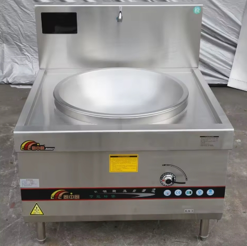 Industrial Wok Station Commercial Grade Induction Stir Frying Cooking Equipment