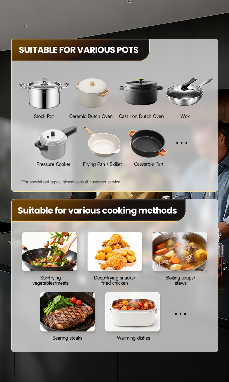 2026 2800W Popular Portable Household Induction Cookers Ceramic Cooktop for Home