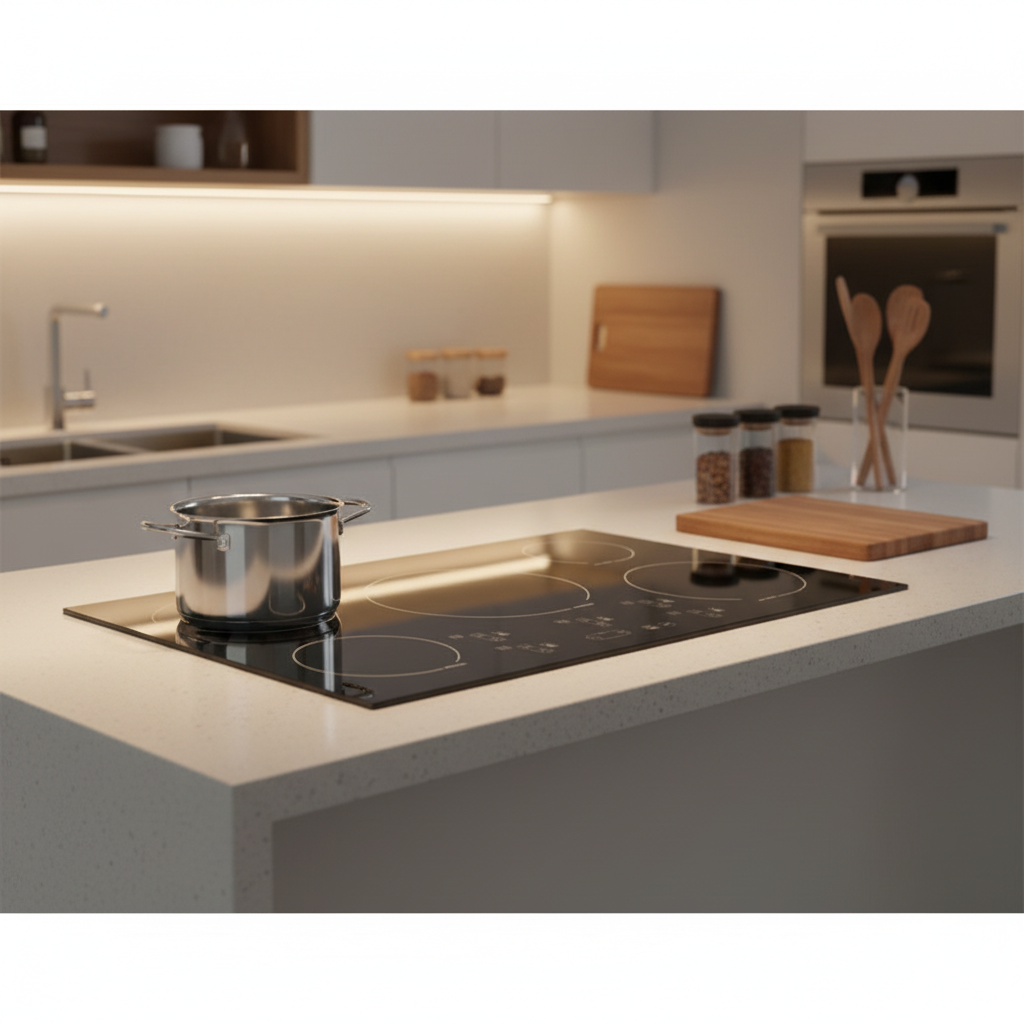 High Quality Built-in 5 Burner Induction Cooktop Tempered Glass Touch Control Electric Induction Hob Durable Kitchen Appliance