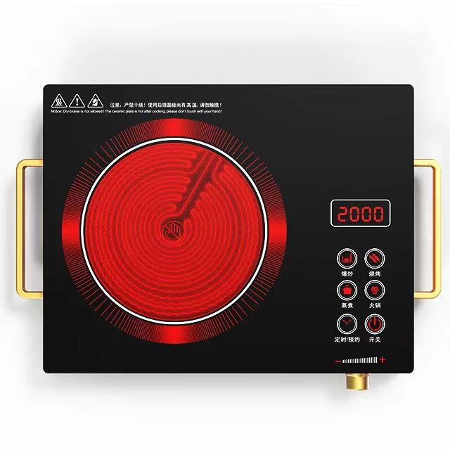 3500W Strong Power Electric Ceramic Stove Restaurant Induction Hob Waterproof Plate Touch Electric Infrared Cooker