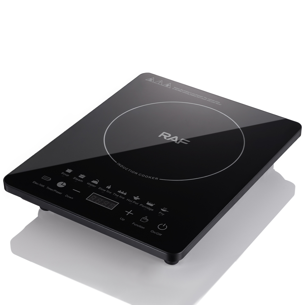 RAF 2200W Induction Cooker Cocina De Induction with Uniform Heat Easy Cleaning and Simple Operation for Daily Cooking