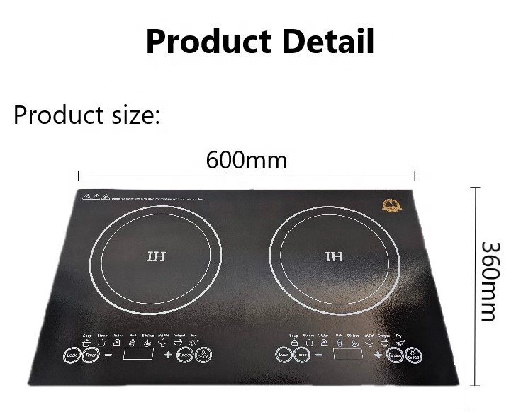 Hot Sales Portable Double Induction Cooktop New Design Mini Smart 2 Burner Electric Stove Induction Cookers