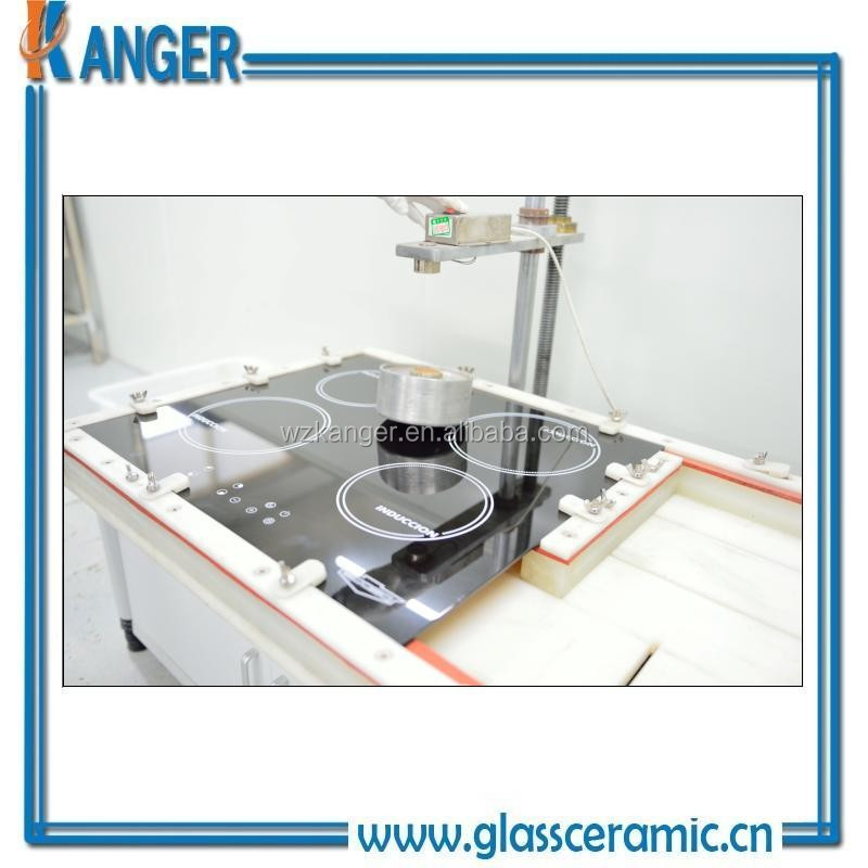 Zone 5 Burners Touch Control Built-in Ceramic Surface Glass Plate Household Electric Induction Cooktop Custom Size Printing