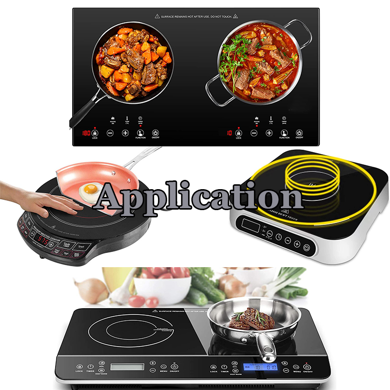 High Temperature Induction Cooker Ceramic Glass Tempered Cooktop Microcrystalline Glass Panel