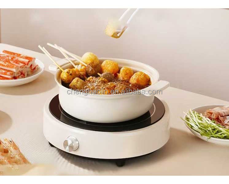 Household Portable 2200W Mini Single Person Household Battery Stove Portable Outdoor Induction Cooker