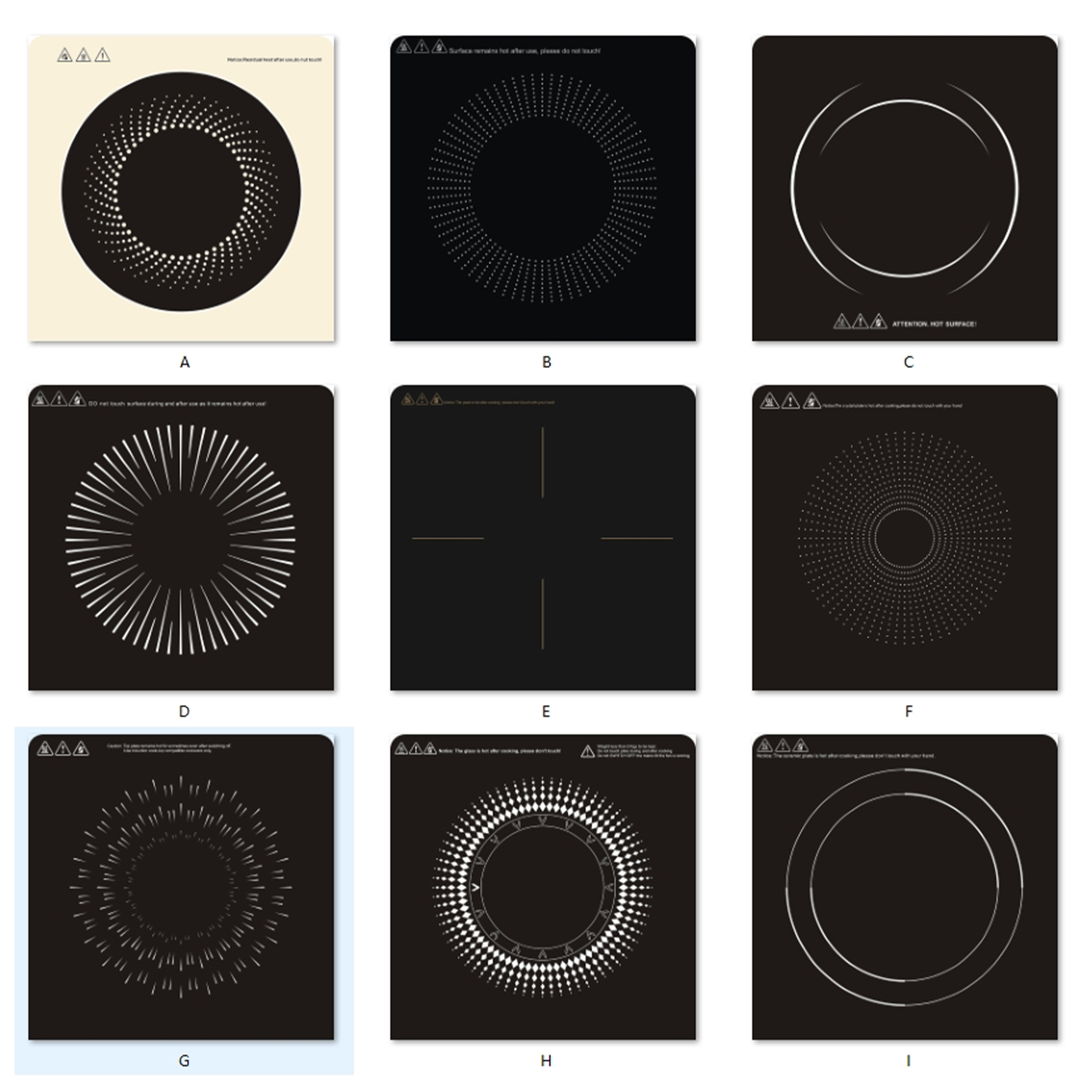Customizable Digital Electric Cooker Stove Portable Induction Infrared Multi-Hobs Burners Cooktop CKD SKD Spare Parts Household