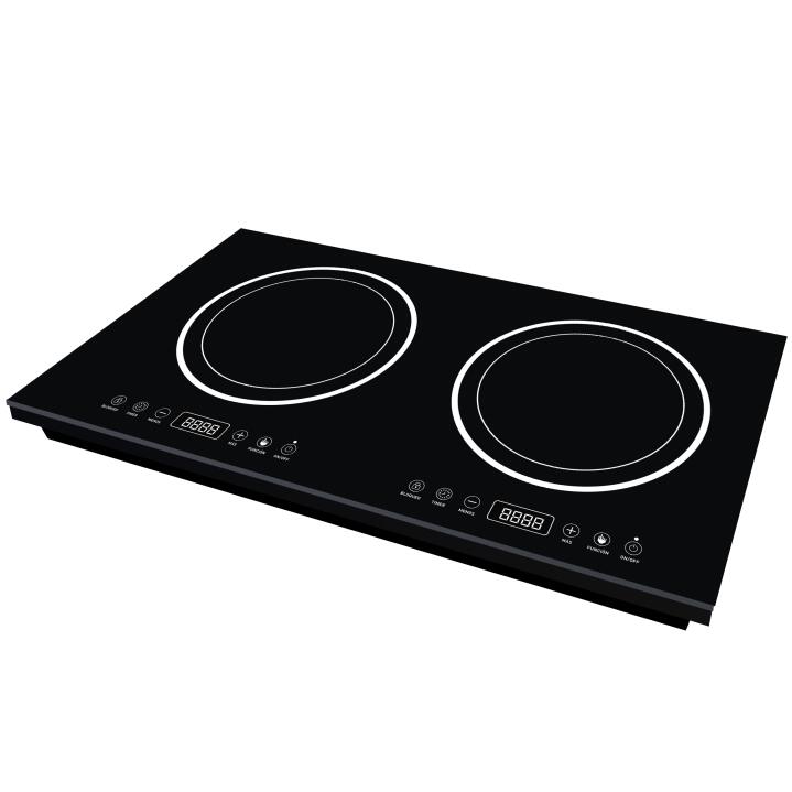 Flat Design Dual Burners Induction Cooker Built in Induction Cooktop Embedded Electric Stove Cooker with Good Materials