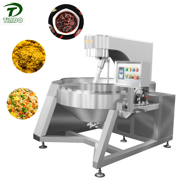 Caramel Sauce Automatic Jacketed Kettle Machine Electric Heating Cooking Pot Equipment