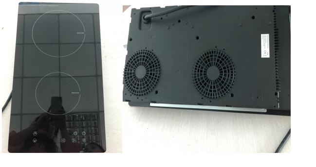 Kitchen Appliance Two burner Built-in Glass Induction Hob