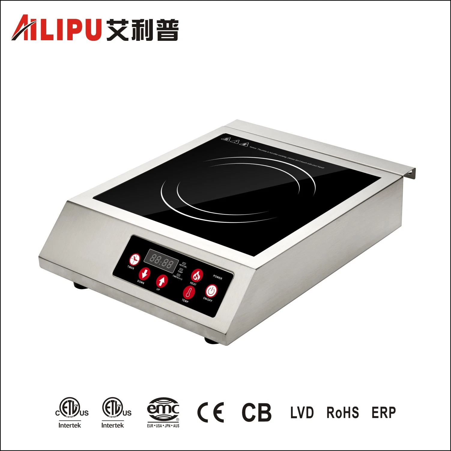 Restaurant Hotel Use Single Burner Commerical Induction Cooktop