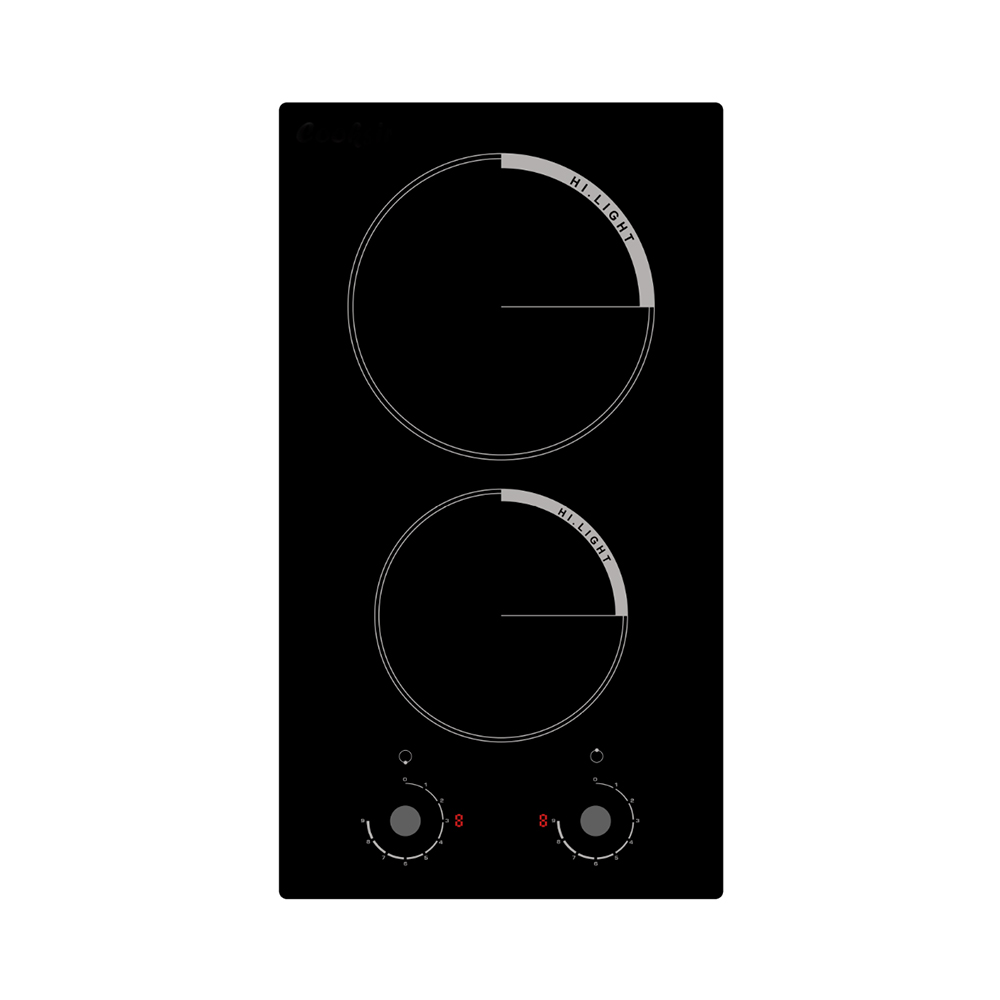 3000W Built-In Glass 2 Burner Induction Ceramic Hob Stove Cooktop Induction Cooker Hob Burner Cooktop for Home