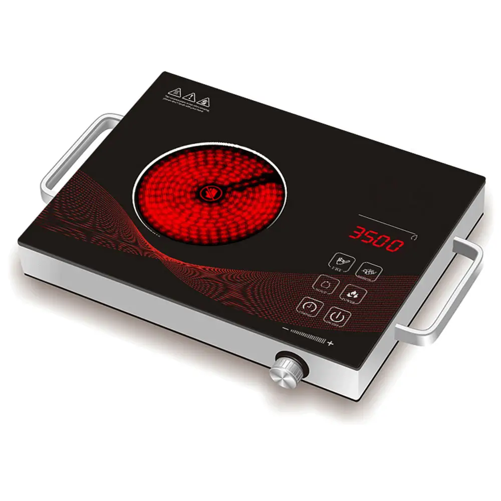 Ceramic Glass High-power High-fire Induction Infrared Cooker for Household for Home Appliances