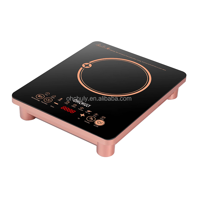 Best Selling Cheap Electric Induction Cooker with Ceramic Glass Plate and Touch Control Countertop Installation