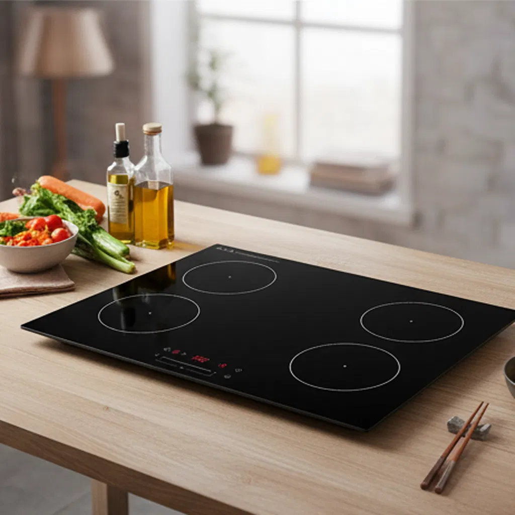 Portable or Built in 2-Burner Induction Cooktop for Home Kitchen Energy-Efficient Faster Cooking Precise Temperature Control Easy Cleaning