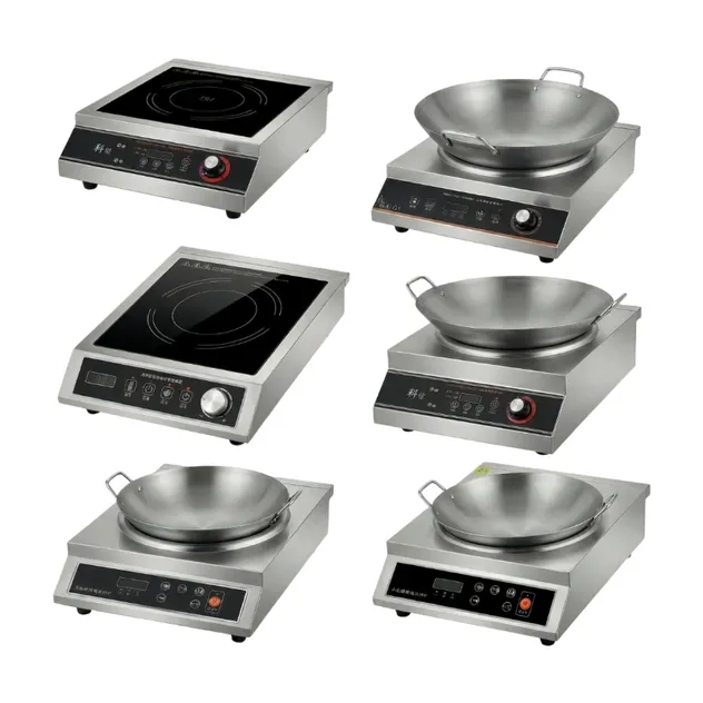 CE Certificate Tabletop Flat Commercial Induction Cooker for Restaurant Kitchen