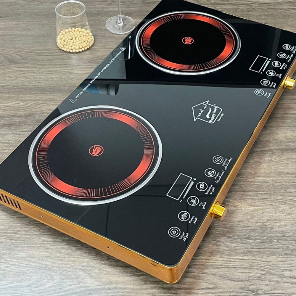 Eurokera Portable Induction Cooktop Full Surface 2 burner Cooker Sensor Professional Induction Cooktop Smart Induction Cooktop
