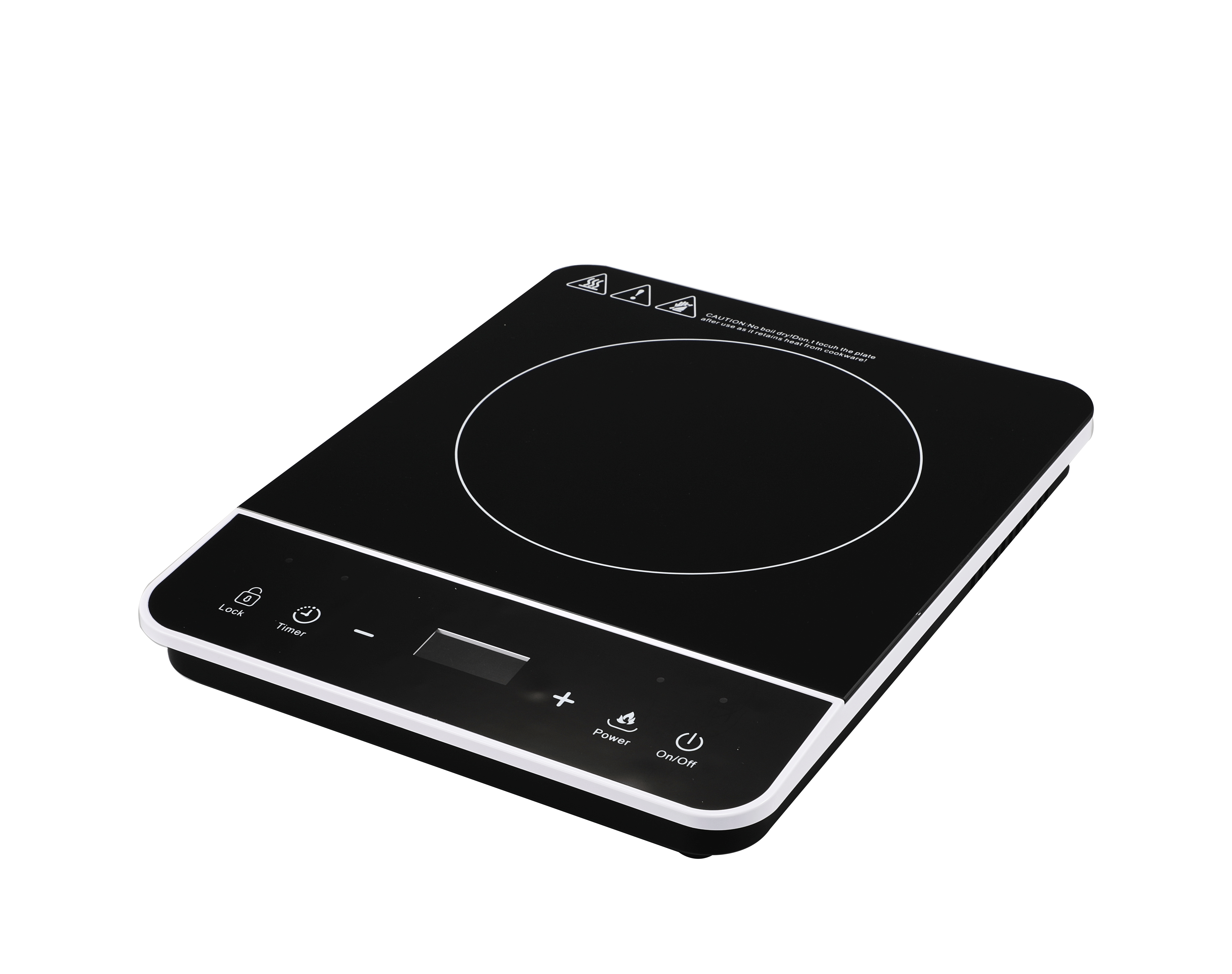 Countertop Portable Induction Cooktop with Rapid Heating Technology and Smart Touch Control Panel