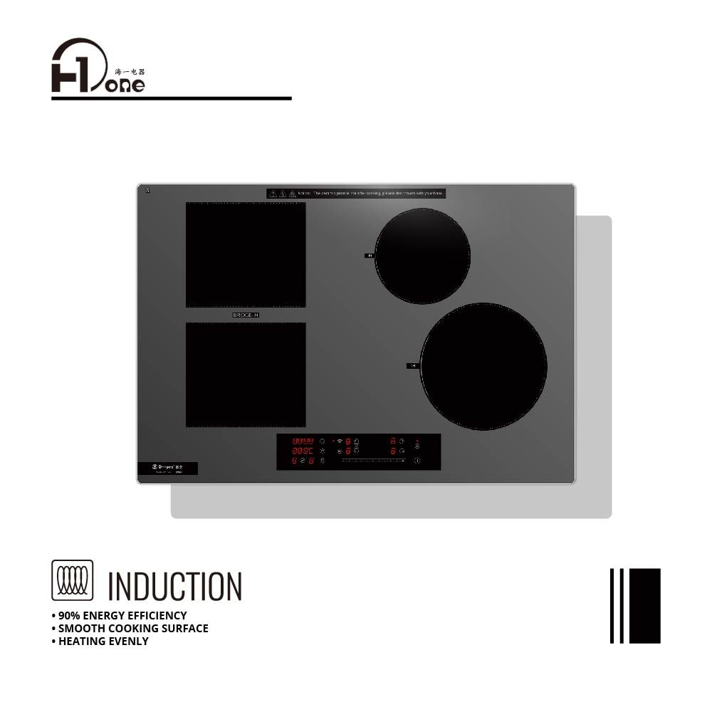 30 Inch 4 Burners Built in Induction Cooktop Remote Control WiFi