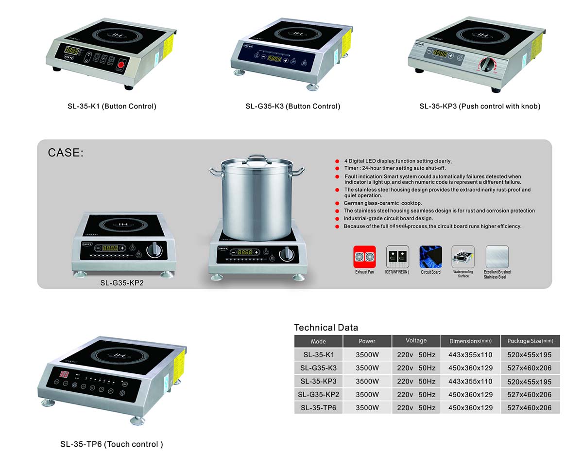Kitchen Appliance Induction Cooktops