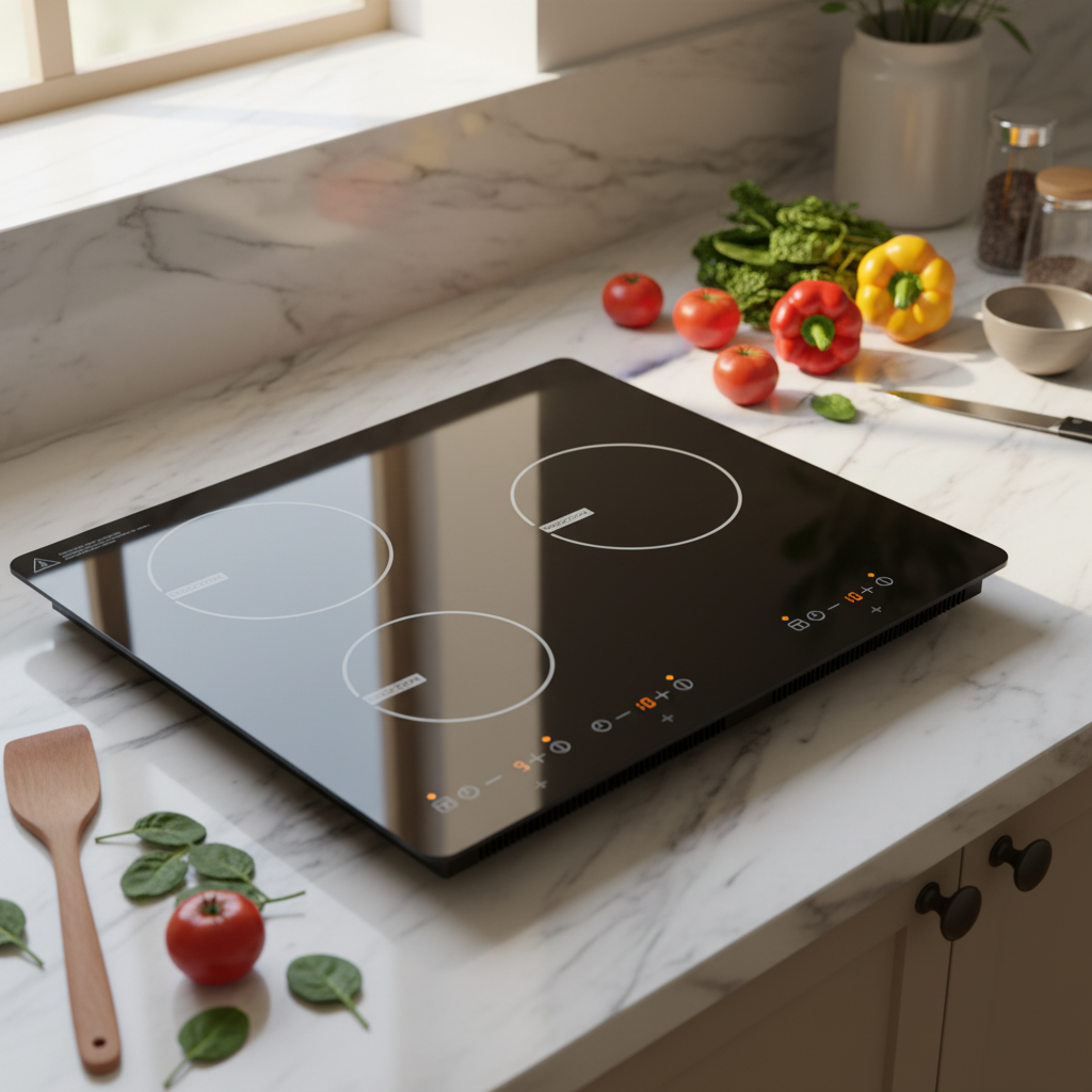 6000W 3-Burner Built-in Induction Cooktop 360A