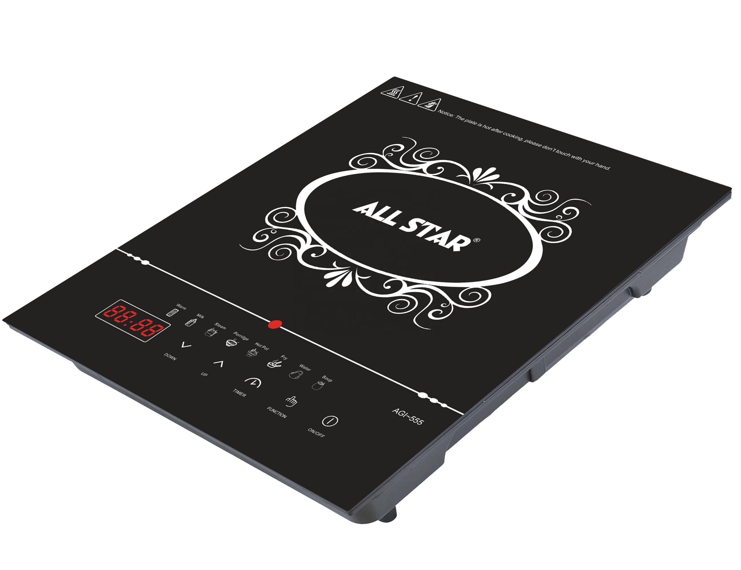 Slim Touch Control Induction Cooker All Star High Quality Low Price 2019 Hot Sale