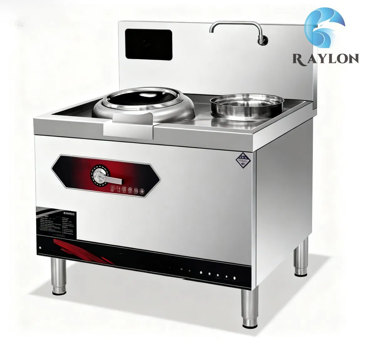 High Efficiency Commercial Induction Wok Cooker for Restaurant Kitchen Use