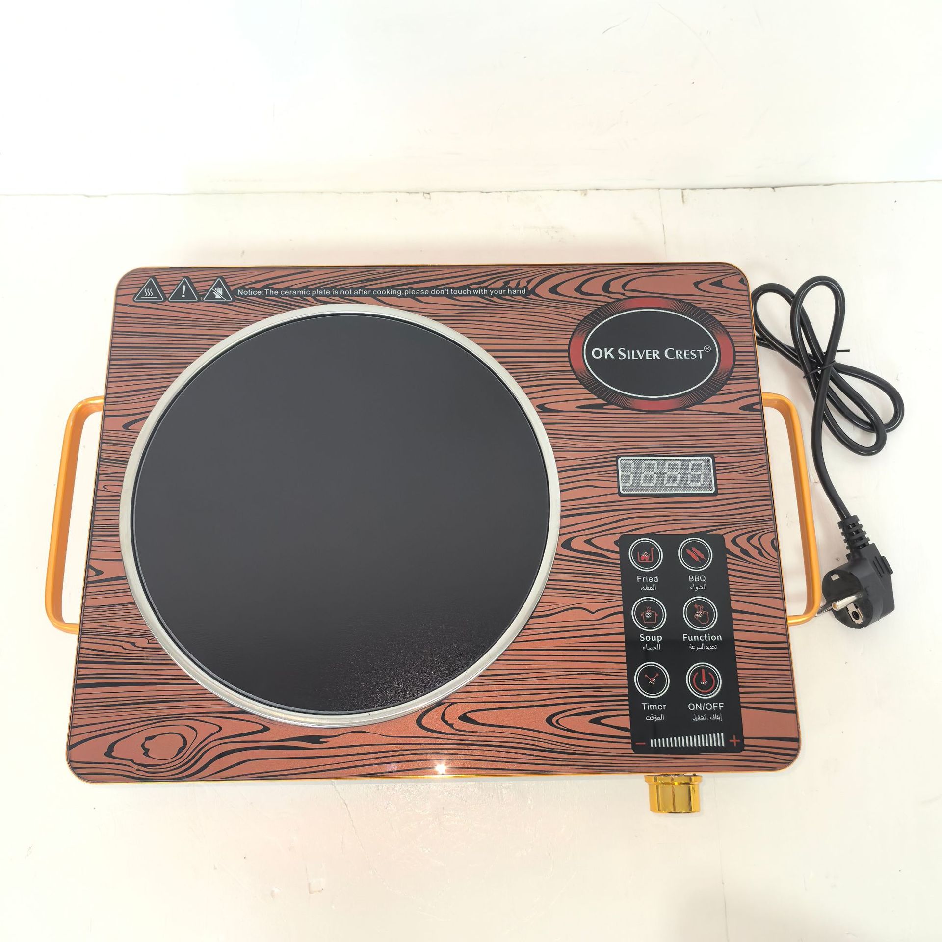 Single Induction Cooker 3500W Touch Control Electric Induction Stove Overheat Protection Home Kitchen Hot Plate Cooktop